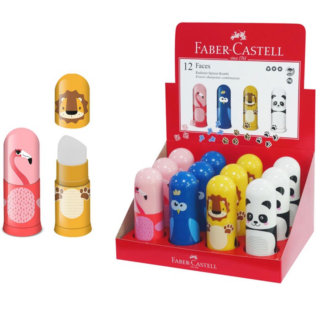 FABER CASTELL Σβήστρα & Ξύστρα Ζωάκια