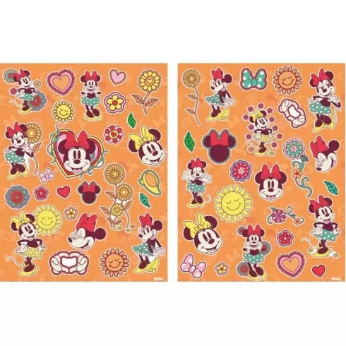Αυτοκόλλητα δυο σελίδες Disney Minnie Mouse