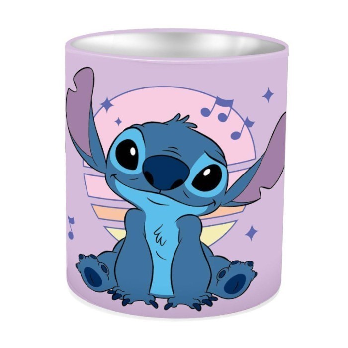 Μολυβοθήκη μεταλλική 10x11cm Lilo & Stitch