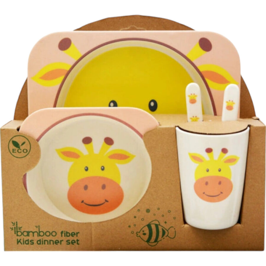 Σετ Φαγητού Παιδικό από Bamboo