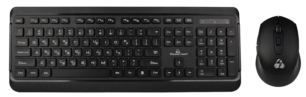 Powertech Σετ Πληκτρολόγιο + Ποντίκι