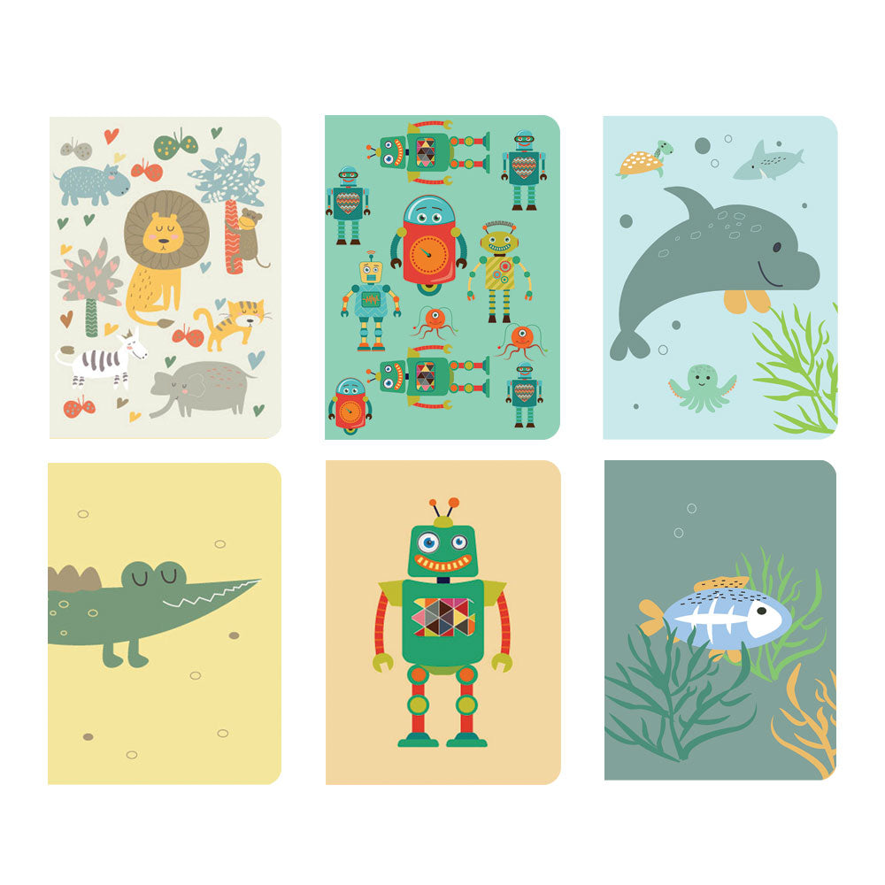 Τετράδιο καρφίτσα 40 φύλλων Α6