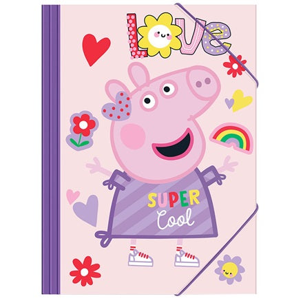 Φάκελος Σχολικός ΠΕΠΑ με Λάστιχο Χάρτινος