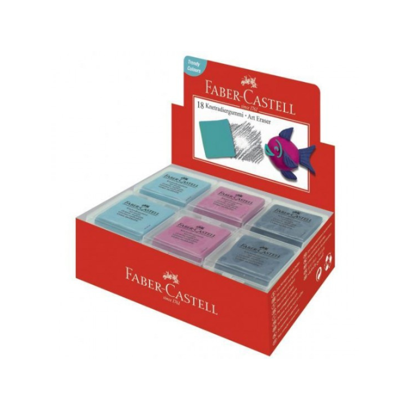 ΓΟΜΟΛΑΣΤΙΧΑ ΠΑΙΔΙΚΗ FABER CASTELL ΚΑΡΒΟΥΝΟ ASSORTED