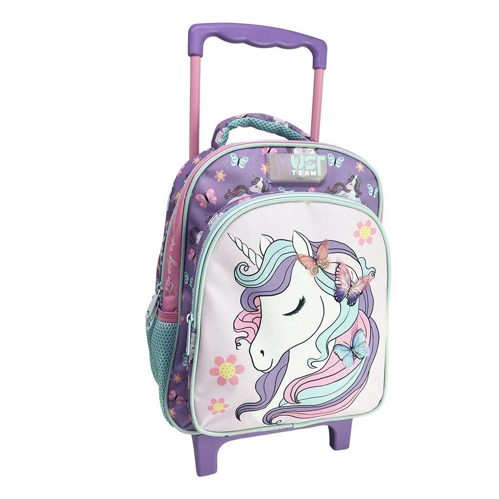 Σχολική Τσάντα Τρόλεϊ Νηπίου Must Team Lovely Unicorn 2 Θήκες