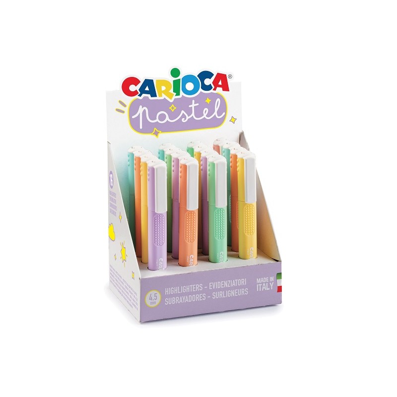 Μαρκαδόρος φωσφορούχος Carioca Pastel