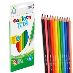 Ξυλομπογιά Carioca TITA 12 Τεμαχίων