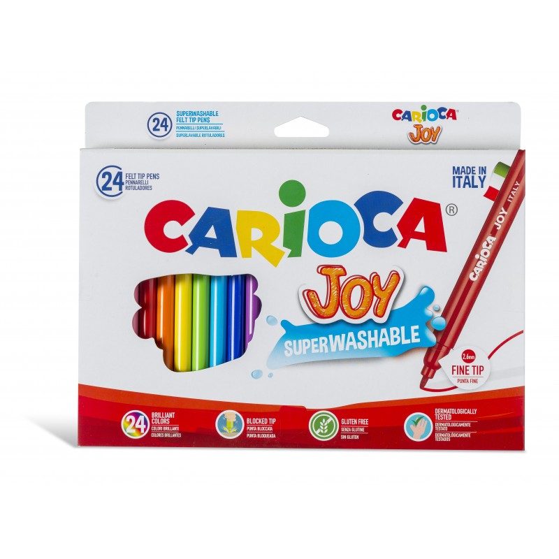 ΜΑΡΚΑΔΟΡΟΣ ΠΑΙΔΙΚΟΣ CARIOCA JOY 24ΤΕΜ. ΧΑΡΤΙΝΗ ΘΗΚΗ