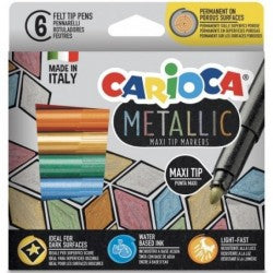 Μαρκαδόρος Παιδικός Carioca Metallic