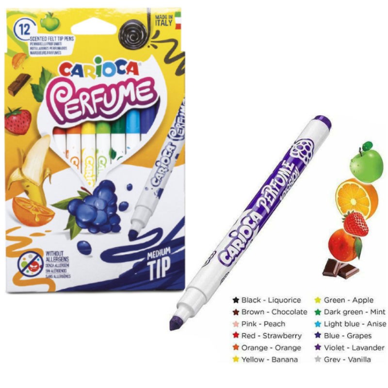 Μαρκαδόρος παιδικός Carioca Perfume Medium Tip
