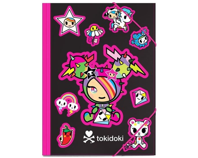 Φάκελος Σχολικός με Λάστιχο Χάρτινος TOKIDOKI