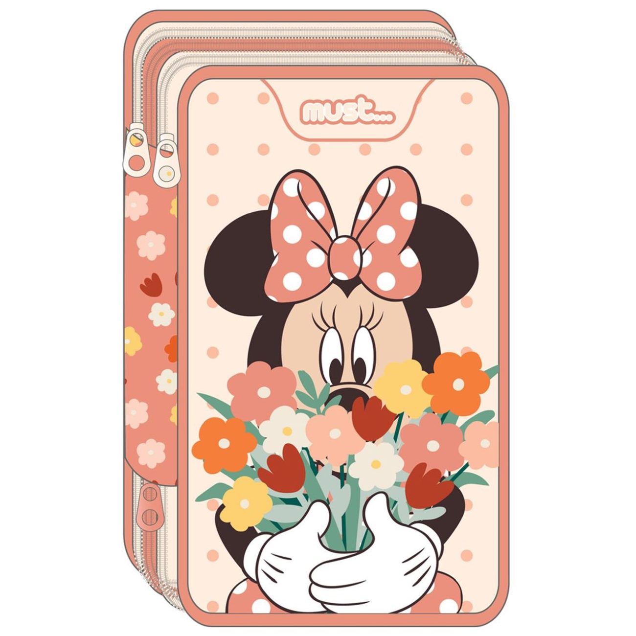 Must Κασετίνα Minnie 3 Θέσεων