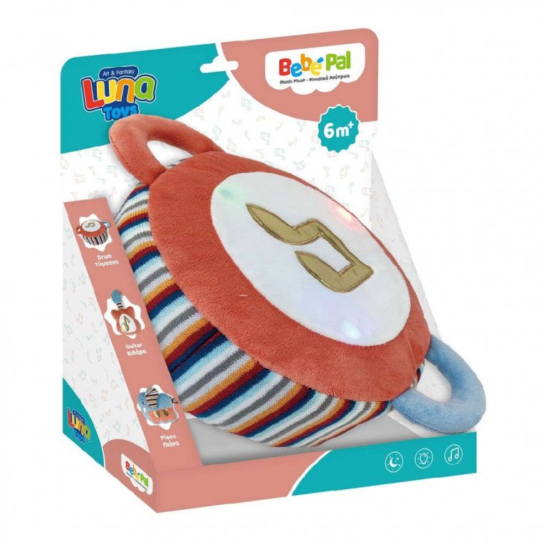 Luna Λούτρινο Τύμπανο με φώς και μουσική