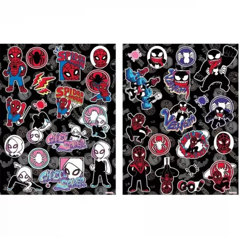 Αυτοκόλλητα δυο σελίδες Marvel Spiderman