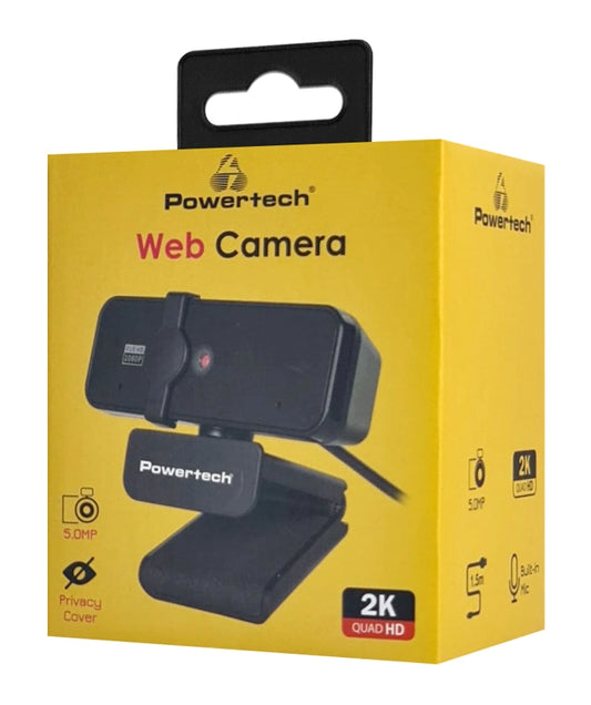 Powertech Webcam με 2K Ανάλυση