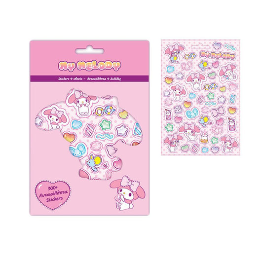 Αυτοκόλλητα 300 τμχ μπλοκ 14,5x21,5ΕΚ My Melody