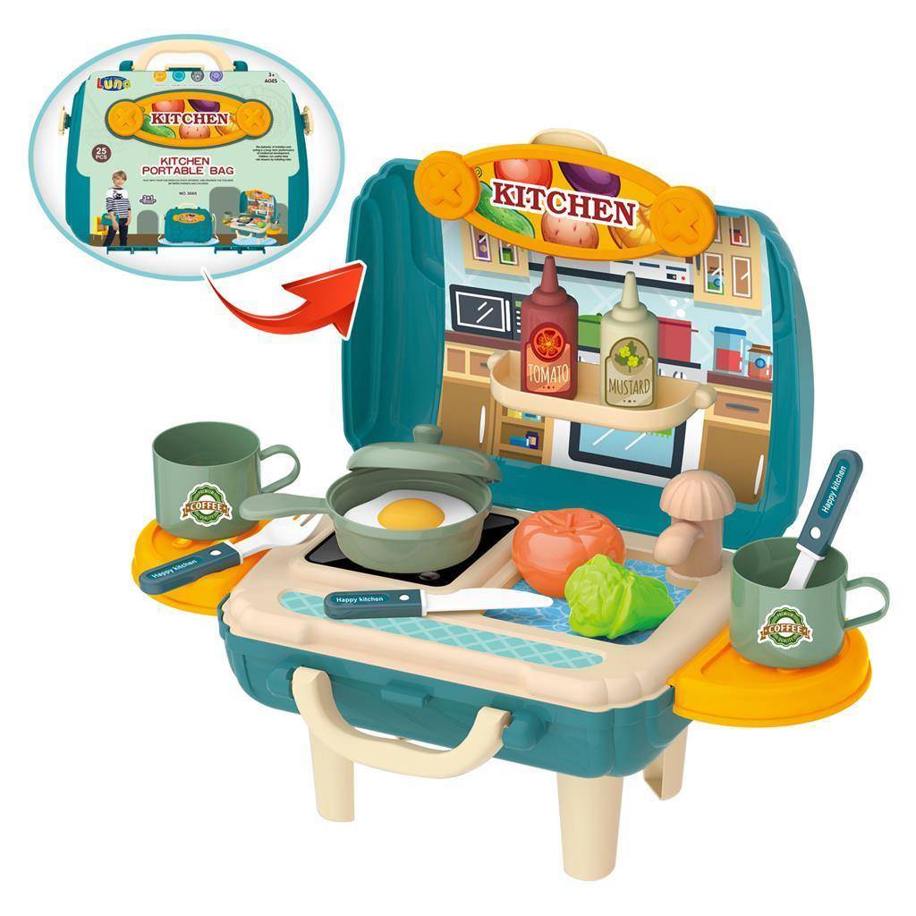 Βαλιτσάκι με κουζινικά 25τμχ