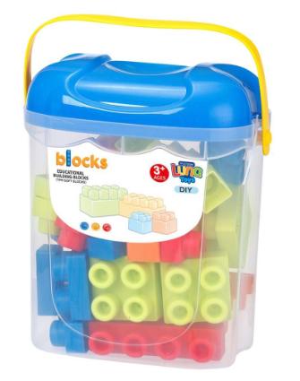 Luna Blocks Μαλακά Τουβλάκια σε κουτί 40 Τεμάχια
