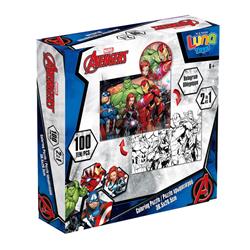 Luna Avengers Puzzle Χρωματισμού 100pcs