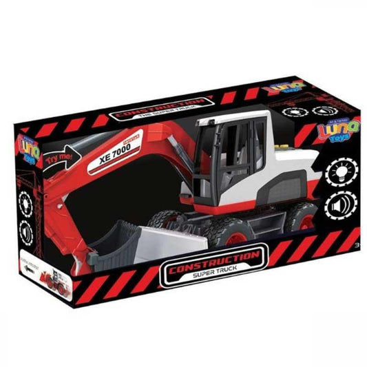 Luna Constructions – Εκσκαφέας Πλαστικός Με Ήχο Και Φως 34cm