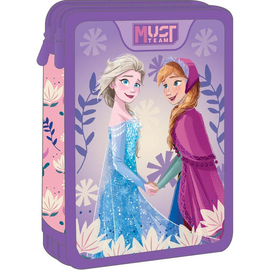 Σχολική Κασετίνα Διπλή Γεμάτη Disney Frozen Sisters Must Team