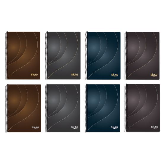 SKAG Θεματικά Τετράδια Gold & Silver A4   4ΘΕΜΑΤΩΝ