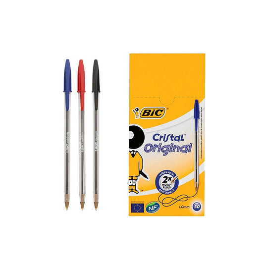 Στυλό Διαρκείας Bic Crystal Original 3 Χρώματα