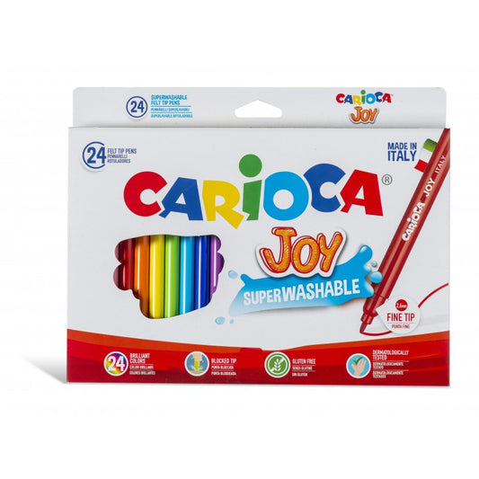 ΜΑΡΚΑΔΟΡΟΣ ΠΑΙΔΙΚΟΣ CARIOCA JOY 24ΤΕΜ. ΧΑΡΤΙΝΗ ΘΗΚΗ