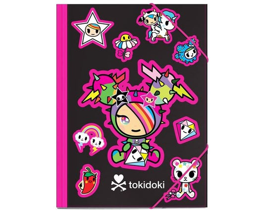Φάκελος  Σχολικός με Λάστιχο Χάρτινος TOKIDOKI