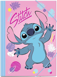 Φάκελος Σχολικός με Λάστιχο STITCH Χάρτινος