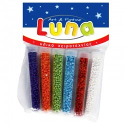 Luna Χάντρα Σωληνάριο 6τεμ