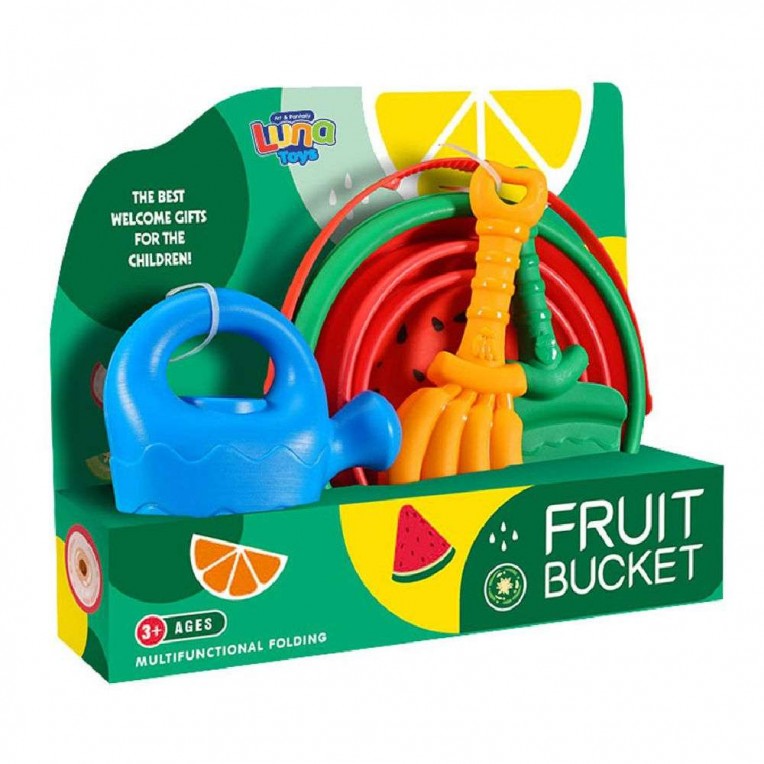 Luna Σετ Παραλίας με πτυσσόμενο κουβαδάκι