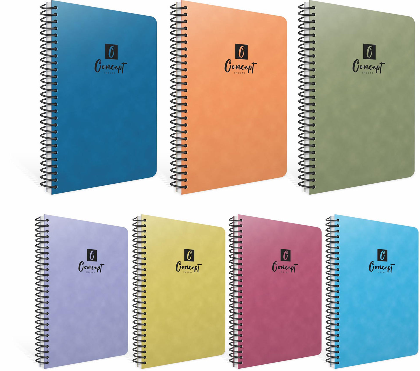 Τετράδιο Σπιράλ Τύπου Prespan 17x25 2 Θεμάτων