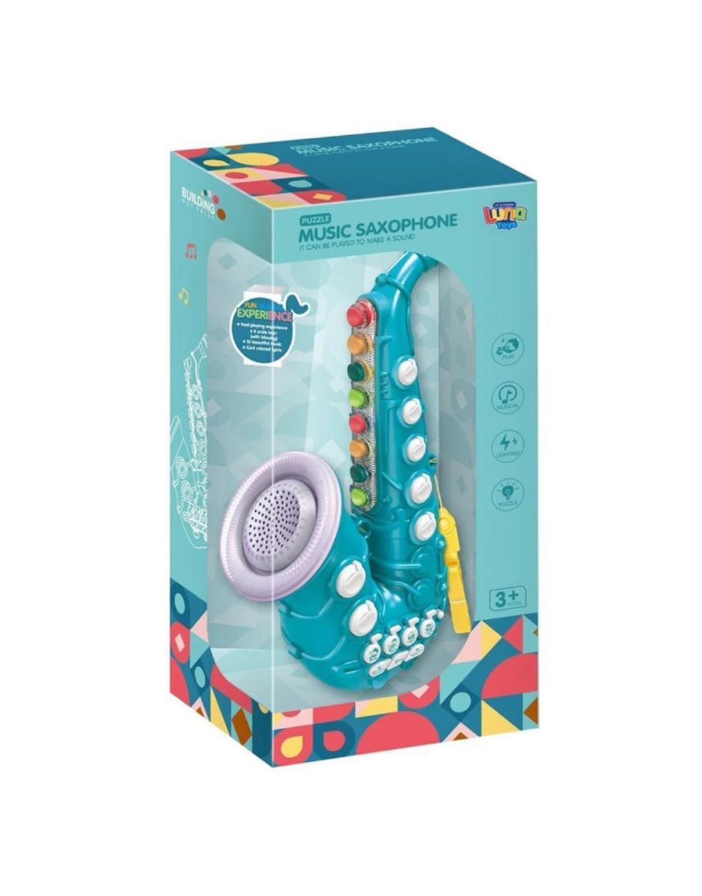 Luna Σαξόφωνο 2 Σχεδίων με φως και ήχο